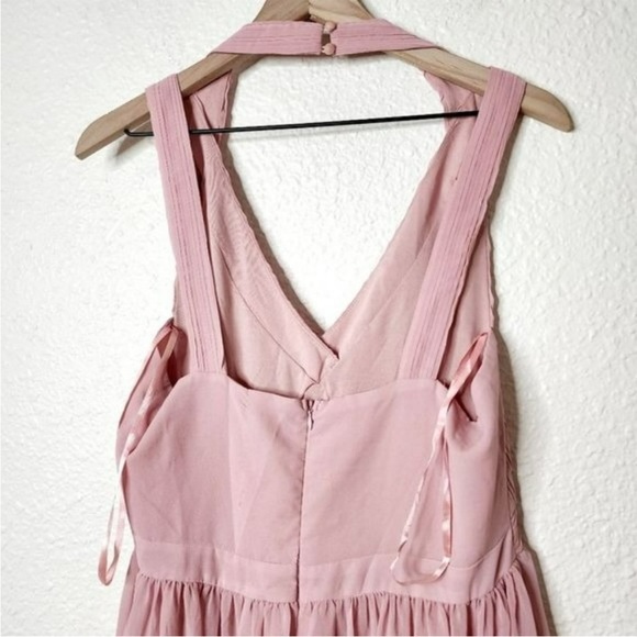 Lulus Strike A Minvera Dusty Pink Maxi Dress Women's Size XL - Picture 4 of 7